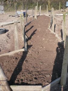 Bancal elevat de forma lliure